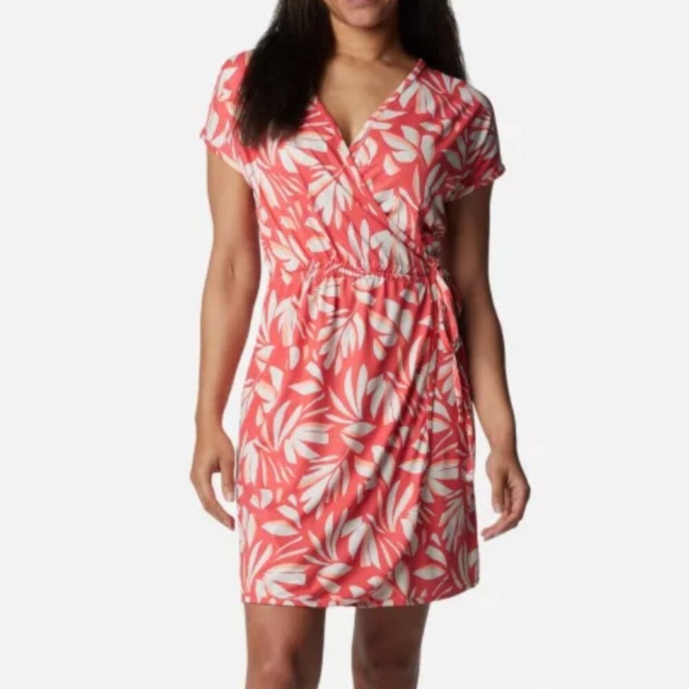 Columbia Chill River Print Wrap Dress - Women's M